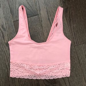 Hollister Pink Lace Bralette